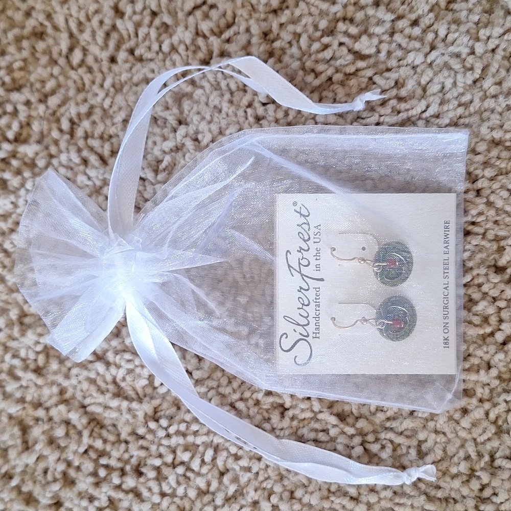 NWT apple earrings